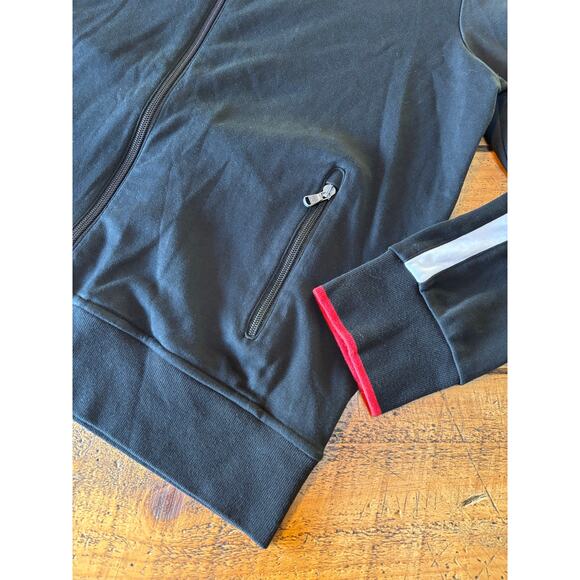 Polo Ralph‎ Lauren Black Full Zip Interlock Track Warm Up Jacket Mens Size Large - Picture 4 of 7